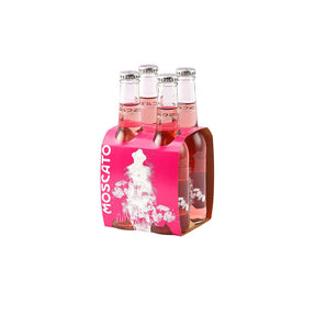 Pink moscato bottles