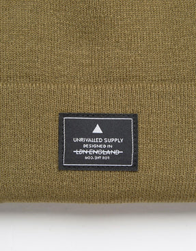 Patch Beanie In Olive